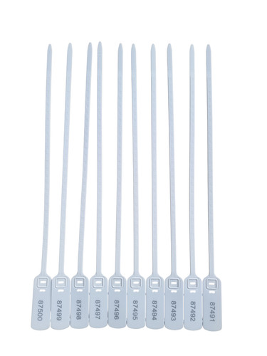 White strong plastic security - white,