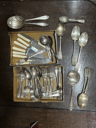 Job lot antique cutlery - job,