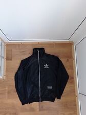 Adidas Chile 62 size S Jacket Track Top Tracksuit Wet Look Trefoil Black