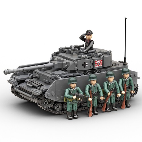 Buildarmy wwii german panzer - wwii,