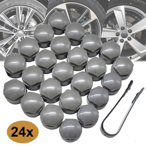 24x gray tire wheel nut - 24x,