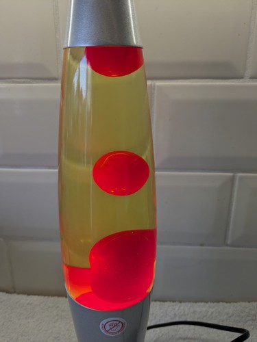 Retro style lava - lava, red