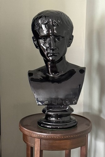 Vintage 1990s black glazed - vintage,
