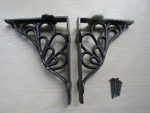 Pair cast iron victorian - pair,