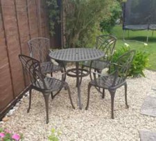 Vintage Dining Set Cast