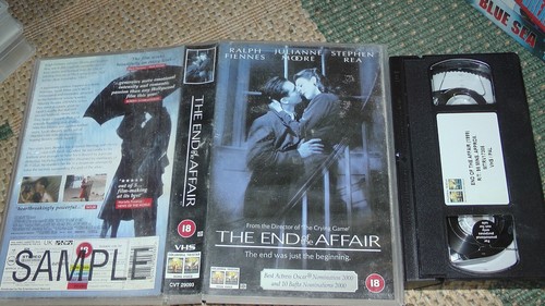 The end affair vhs video - the, of