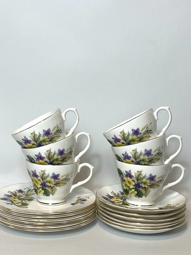 Whimsical vintage tea set - whimsical,