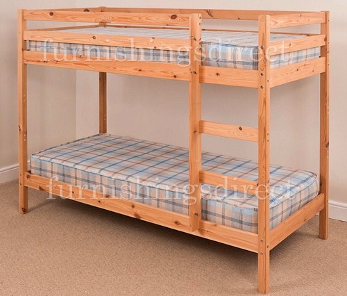 3ft single natural pine wooden - natural,