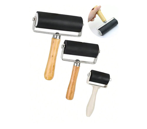 Hard rubber roller - roller, printing