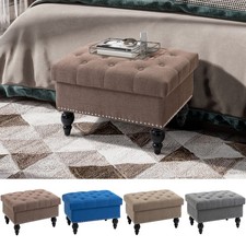 HOMCOM Button-Tufted Storage