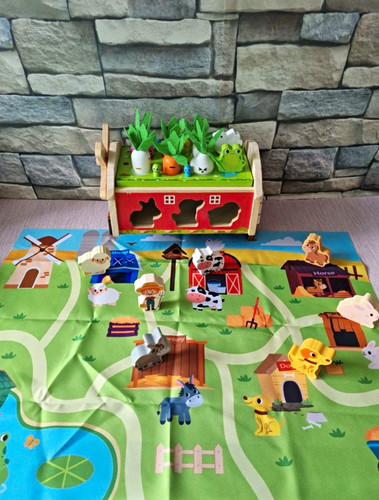 Wooden farm barn toy - barn,