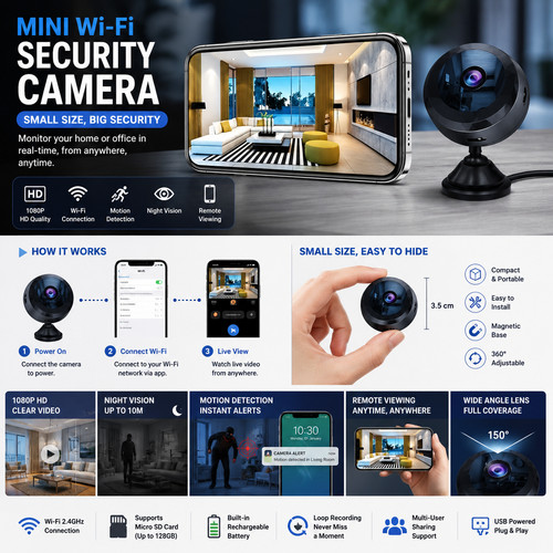1080p mini camera wireless - mini,
