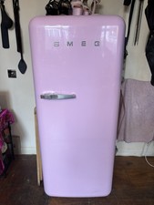 Pink Smeg Fridge Freestanding