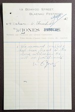 1951 W. E. Jones Bros. Blaenau