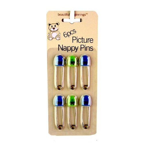 Picture nappy pins - picture,
