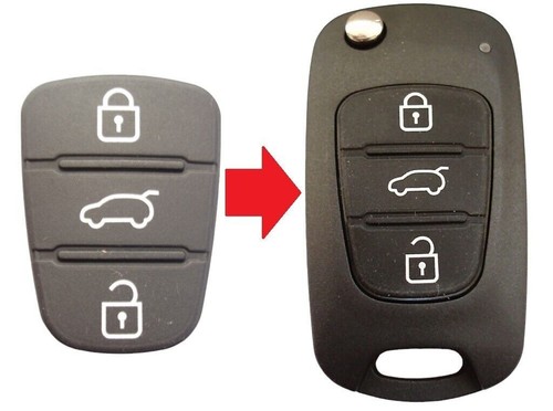 Button rubber pad - button, for