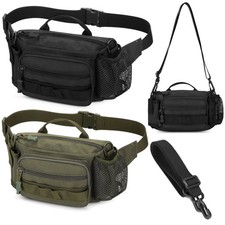 Military Tactical Waist Shoulder Bag Molle Crossbody Men Travel Hip Belt Bum Bag
