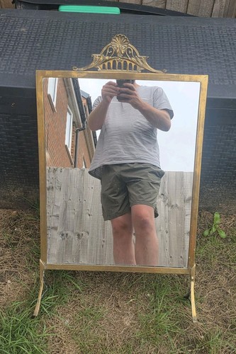 Vintage antique brass - vintage, mirrored