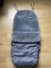 John Lewis Sheepskin Footmuff - Grey