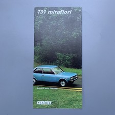 Fiat 131 Mirafiori Sales