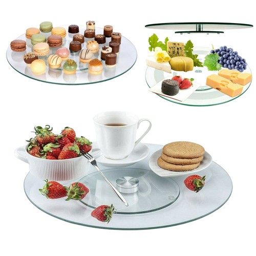Lazy susan glass - glass, rotating