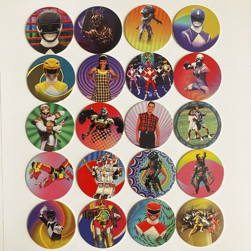 Lot pogs mighty morphin - pogs,