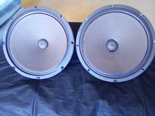 2 JENSEN 12" ALNICO SPEAKERS