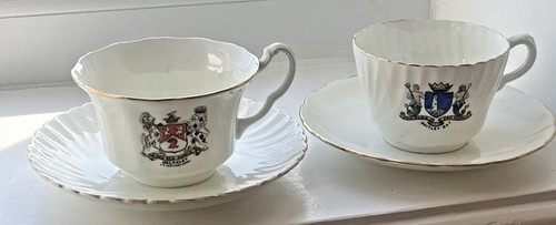 Carlton china crested ware - china,