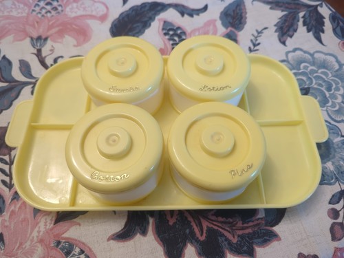 Vintage yellow plastic nursery - vintage,