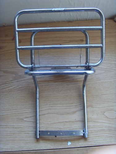 Vespa fold down chrome - chrome, rear