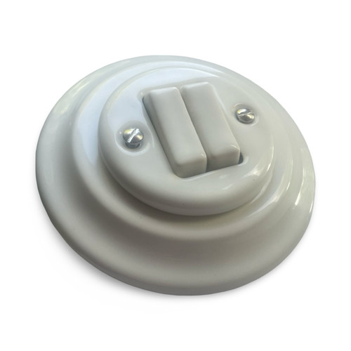 White ceramic porcelain double - ceramic,
