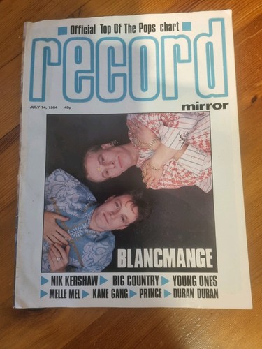 Record mirror magazine 1984 - record,