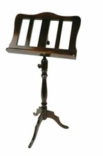 Wooden Baroque Style Music Stand - Mahogany