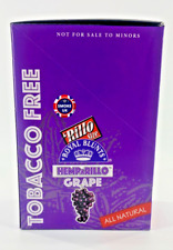 ROYAL BLUNTS GRAPE RILLO SIZE 15 PACKS FULL BOX 60 TOBACCO FREE POSTAGE NEW