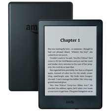 KINDLE 6" DISPLAY E-READER WITHOUT BUILT-IN LIGHT WIFI BLACK 8TH GEN REFURBISHED