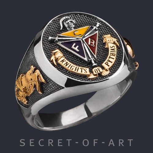 Knights pythias silver 925 - of,