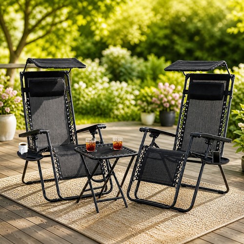 Piece set reclining sun - set,