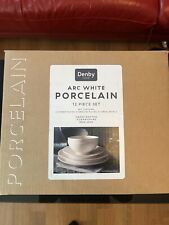 Denby stone white 12 Piece Tableware Dinner Set Brand New in Box