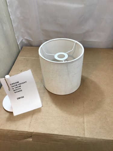 Cream drum lampshade - cream, 16cm