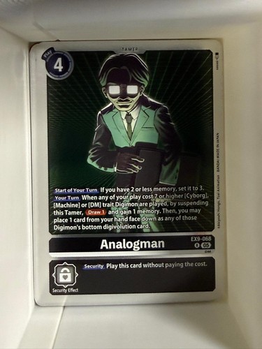 Analogman ex9 068 rare - analogman,