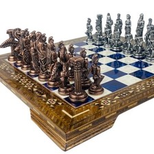 Chess Set Handmade XL Antique