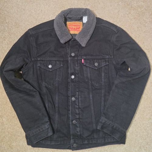 Levi men sherpa - men's, denim