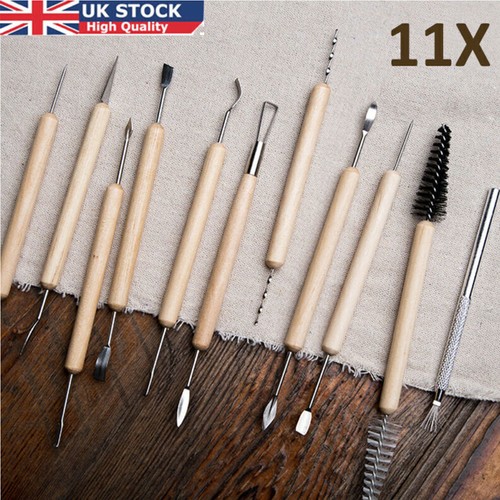 11x clay pottery tool carving - 11x,
