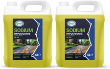 JOVS Sodium Hypochlorite 2 X 5L - High Strength (14-15%) Brick, Driveway & Patio