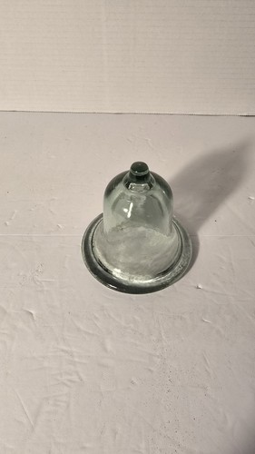 Antique green glass - glass, cloche