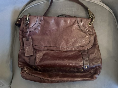 Ladies brown fossil - fossil, leather