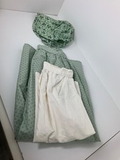 Vintage Prairie Skirt Apron & Bonnet Set Pioneer Costume Reenactment Theater