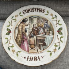 AYNSLEY CHRISTMAS 1981 Plate