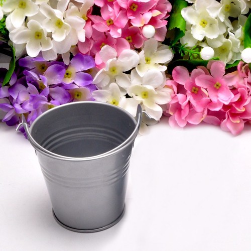 Mini metal party favor - party, buckets