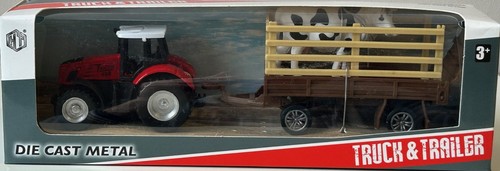 Set red tractor - set, +